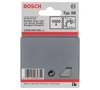 Agrafes à fil fin type 58, 13 x 0,75 x 8 mm, 1000 pièces Bosch 2609200235