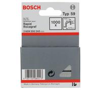 Agrafes à fil fin type 59, 10,6 x 0,72 x 8 mm, 1000 pièces Bosch 2609200240