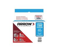 Agrafes Arrow T50 En Acier Inoxydable 506SS 10Mm (3/8Po) (Boîte 1000) ARRT5038SS