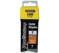 Agrafes cavaliers STANLEY Type 7 - 14 mm - Boite de 1000 pieces - 1-CT109T