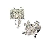 Agrafes De Diffuseur D'aromathérapie D'intérieur De Voiture,2 Pcs Talons Hauts Et Sacs Forme Clips D'évent De Voiture Talons Hauts Forme Désodorisant Décorations D'évent Voiture Aromathérapie