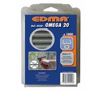 Agrafes de grillage OMEGA 20 - acier inox 316 - boîte de 1000 pièces EDMA