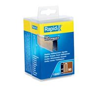 Agrafes en fil plat galvanisés n° 90/40 mm - 1500 pièces - Boite Polypropylène --ISABERG - 5000127