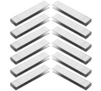 Agrafes en U 1000 Pièces en Acier Carbone 1008f | Format Argenté, Fixation de Toile et Grillage, Résistance aux Bourrages, Réserve Solide pour Agrafeuses Compatibles