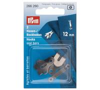 Agrafes Et Barrettes Pantalon 12 Mm, Noir