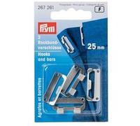 Agrafes et barrettes plates pour jupes 25mm - Prym(...) - Gris Gris G
