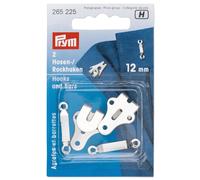 Agrafes Et Barrettes Pour Pantalons Et Jupes Argent 12mm