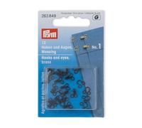 Agrafes Et Portes Pour Corset En Laiton Noir X 12