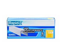 Agrafes fil fin Rapid 23391100 1/4 po s rie 19 avec R19E et R23, 5 000 par bo te, grises