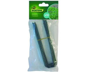 Agrafes fixation Vert 17x3.5cm - Lot de 10