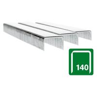 RAPID 11910711, Agrafes N°140, Longueur 10 mm, 5000 pièces, Pour les travaux de construction et d’isolation, Fil galvanisé, Haute performance Argent