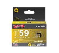 Agrafes Isolées Arrow T59 Noires 6 X 8Mm (Boîte 300) ARR591188BL