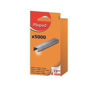 Agrafes - MAPED - SP19 1/4 - 6 mm - Zinguées - Boîte de 5000 pièces