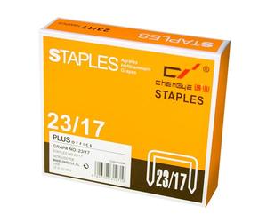 Agrafes marque Plus Office modèle GRAPAS PLUS N-23/17 BOÎTE 1000U