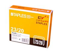Agrafes marque Plus Office modèle GRAPAS PLUS N-23/20 BOÎTE 1000U