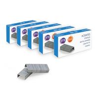 Agrafes N°10 acier galvanisé, Compatible agrafeuse N10, Lot de 5 Boîtes de 1000, 5000 Agrafes