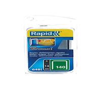 Rapid, 40109576, Agrafes N°140, Longueur 14mm, 648 pièces, Pour les travaux de construction et d’isolation, Fil galvanisé et pointes divergentes, Haute performance Argent