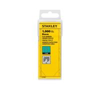 Agrafes plates 8 mm - 5/16'' - boite de 1000 pièces - 1-CT305T - STANLEY