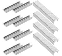 Agrafes Pneumatiques à Couronne Étroite Argenté 1000 Pièces Acier Carbone