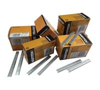 Agrafes pour Agrafeuse Pneumatique en Acier Galvanisé de différentes Tailles. Agrafes Métalliques Résistantes, Agrafes pour Tapisserie, Fixation de Matériaux (Couronne 12,8 x 8 MM)