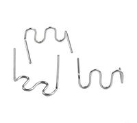 Agrafes pour soudure plastique 0,6 mm et 0,8 mm 100 pièces en acier inoxydable kit de réparation de pare-chocs de voiture avec agrafes d'angle intérieur compatibles avec les outils d'agrafeuse à chaud