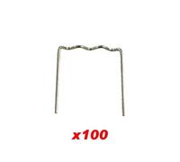 Agrafes pour soudures plastiques - forme U - 0.6mmx100pcs