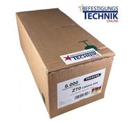 Agrafes Prebena Z 67CNKHA 67 mm galvanisées et résinées pour Prebena 5C-Z75 Tjep PQZ KL-57 6,0 M