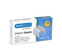 Agrafes - RAPESCO - S24 - Acier galvanisé - Pack - Manuelle - Papier - Type N