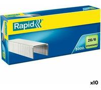 Agrafes Rapid 26/6 6 mm 5000 pièces (10 pièces)