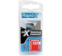 Agrafes RAPID 53, 10 mm, Agrafes en acier inoxydable pour agrafeuses, pack. 1080 pcs.