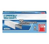 Rapid Agrafes n° 53/06 – en fil plat galvanisé – 5000 pièces, boîte carton
