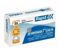 Agrafes Rapid Strong 26/6 zinguées 1.000 pièces