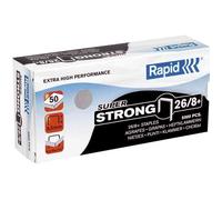 Agrafes - RAPID - Super Strong 26/8+ - Galvanisé - 1000 pièces - Mixte