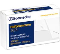 Agrafes Soennecken 3147 26/6 zinguées 1.000 pcs/paquet
