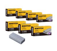 Agrafes standard Bostitch Office 35 000, longueur 1/4 po, bande compl te, 210/bande, 5 000 par bo te, paquet de 7