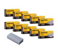 Agrafes standard Bostitch Office 50 000, longueur 1/4 po, bande compl te, 210/bande, 5 000 par bo te, paquet de 10