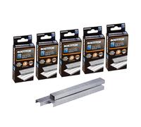 Agrafes standard Bostitch Office Premium, longueur 1/4 po, acier haute teneur en carbone, 5 000 par bo te, paquet de 5