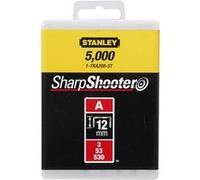 Agrafes STANLEY 12 mm - Type A - Boite de 1000 pièces - 1-TRA208T G