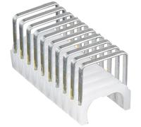 Agrafes très résistantes, 19/32 x 27,9 mm, agrafes isolées pour Romex et autres câbles, pour agrafeuse Klein Tools n° 450-100 Klein Tools 450-003 Argent et blanc