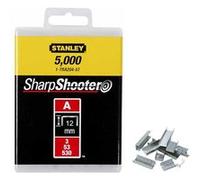 Stanley 1-TRA208T Agrafes type A 5/53/530, 12mm, boite de 1000pcs