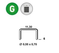AGRAFES VX-06 BLISTER 1000 - ASLAFIX - 6VX061BL