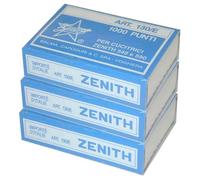 Agrafes - ZENITH - 130/E - Boîte de 1000 - Acier - 6/4mm - Haute qualité