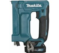 Agrafeuse 12 V CXT Li-Ion 2 Ah 7 / 10 mm MAKITA - 2 batteries, chargeur, coffret