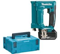 Agrafeuse 18 V LXT - 7/10 mm - MAKITA - 2 batteries 18V 3.0Ah - chargeur -