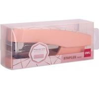 Agrafeuse 24/6, 26/6 25 feuilles rose DELI