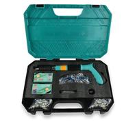 Agrafeuse à Air manuelle réglable 3 vitesses, pistolet clous en acier, outil de rivetage du béton avec 110 for fixation murale, fente fil