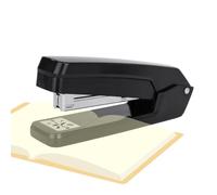 Agrafeuse à bras oscillant pour livrets - Accessoires de reliure anti-bourrage pour bureau, fournitures de salle de classe pour la maison, l'école, les travaux manuels, l'emballage d'entrepôt