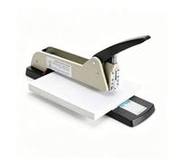 Agrafeuse à longue portée, capacité de 210 feuilles, profondeur d'agrafage de 250 mm, guide papier réglable, construction en métal durable pour livrets et documents de bureau