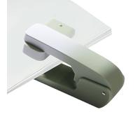 Agrafeuse à main noire de qualité supérieure, agrafeuse à bras oscillant robuste, agrafeuses à portée de 30,5 cm avec accès profond, outil de en métal de qualité, agrafeuses de bureau avec