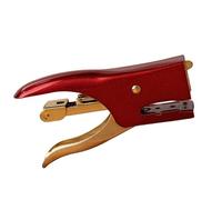 Agrafeuse à main rétro, capacité de 8 feuilles, économe en main-d'œuvre, poignée ergonomique, agrafeuse pour emballage à emporter d'une seule main